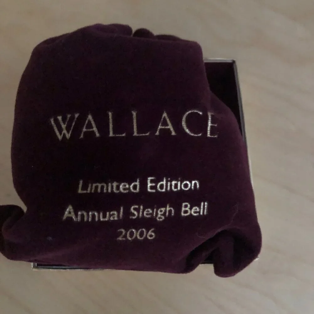 Wallace Silversmiths 2006 Silver Sleigh Bell - 36th Limited Edition